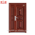 Double door leaf 90mintues firerated time construction steel fireproof door